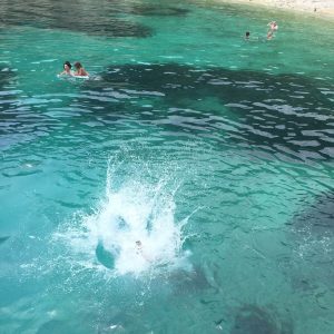 Jump in the water