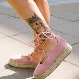 pink espadrilles