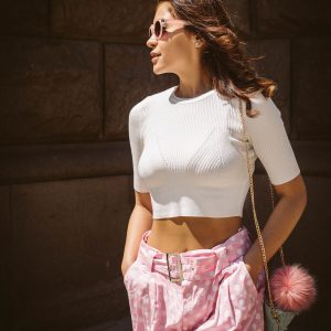 pink outfit
