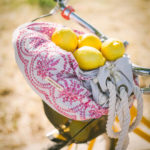 Lemons and summer bag