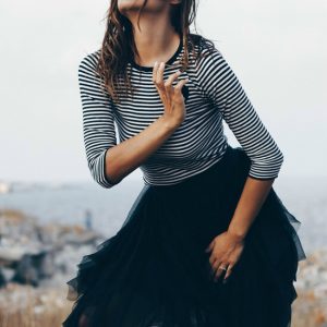 Seals skirt with flounces